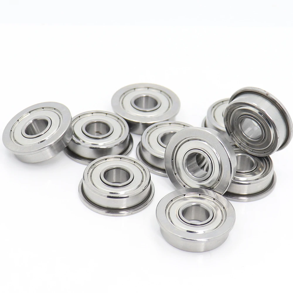 

F608ZZ Bearing ABEC-5 10PCS 8*22*7 mm Flanged F608Z Ball Bearings F608 ZZ