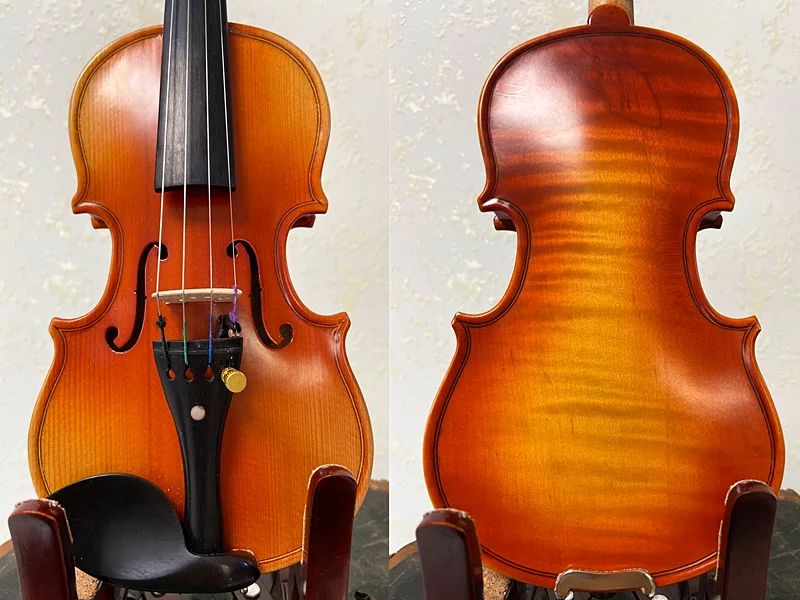 

Strad Style Handmade Violin SONG Brand 4/4 3/4 1/2 Size Big Resonant Sound Beginner Performance Fiddle