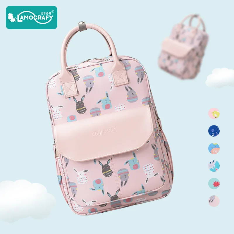 2024 New Pink Series Baby Bags Diaper Bag Waterproof Mommy Bag Backpack For Travel Maternity Stroller Bag Colorful Large