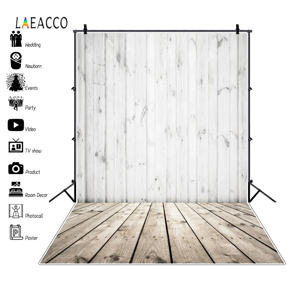 

Laeacco Wooden Board Floor Photography Backdrops Planks Texture Grunge Portrait Doll Photo Backgrounds Baby Newborn Photophone