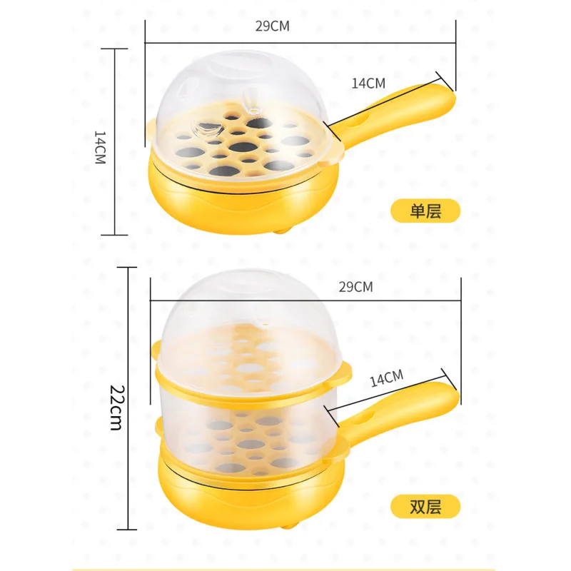 Fornello per uova per colazione multifunzione Mini fornello elettrico per frittata di uova 220v padella antiaderente per macchina per salsicce di uova di bistecca