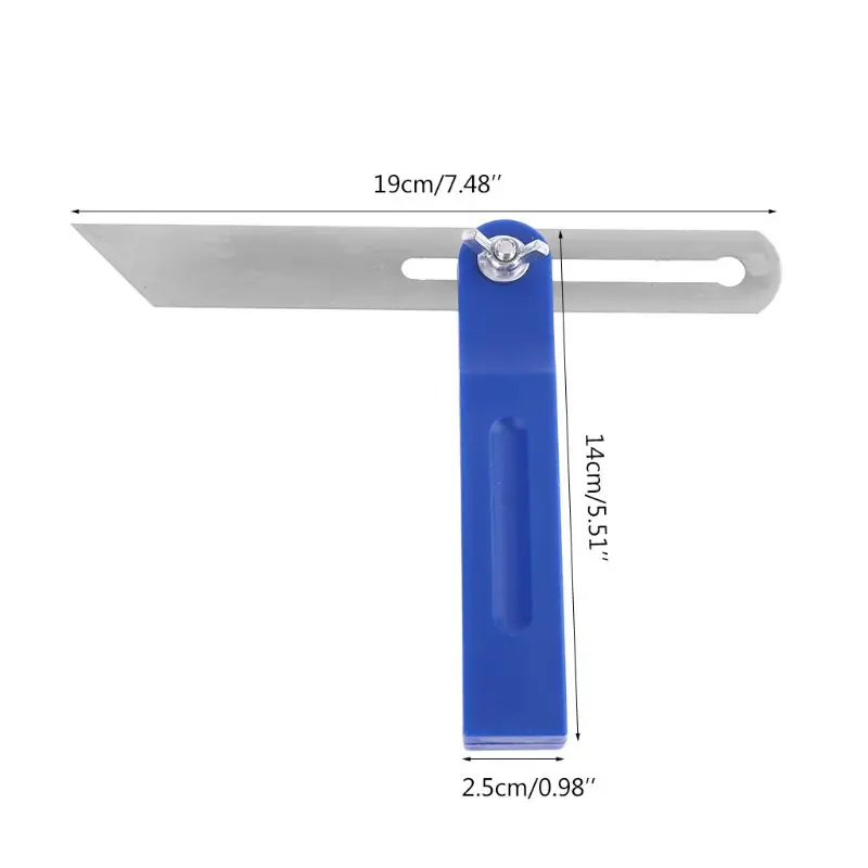 T Bevel Gauge Adjustable Carpenter Practical Sliding Making Finder Tool R9JF