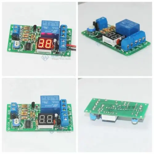 DC 12V/24V LED Display Timing Timer Trigger Delay Turn ON / Turn OFF Switch Relay Module 1-99S 1-99Min