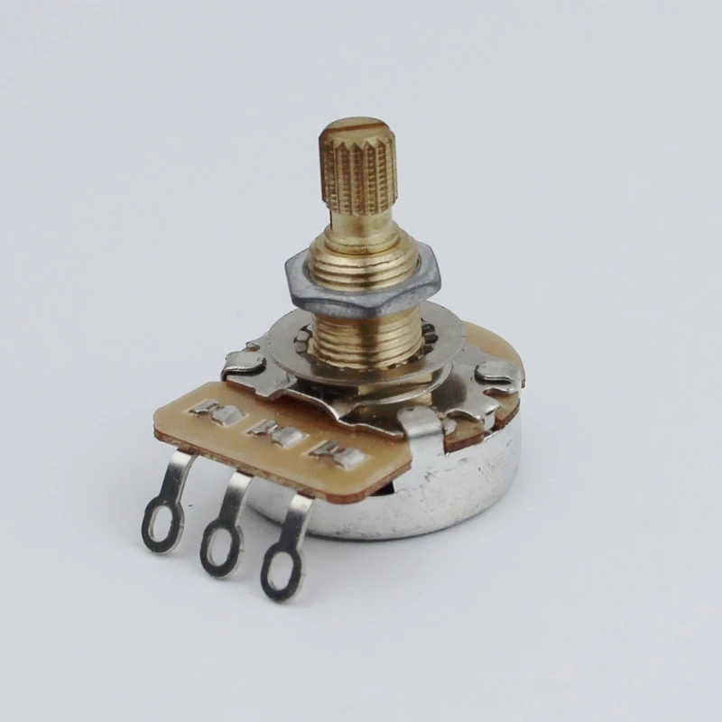 1Pcs GUYKER Guitar Series A250K Brass Shaft Audio Potentiometers/Pots For Bass