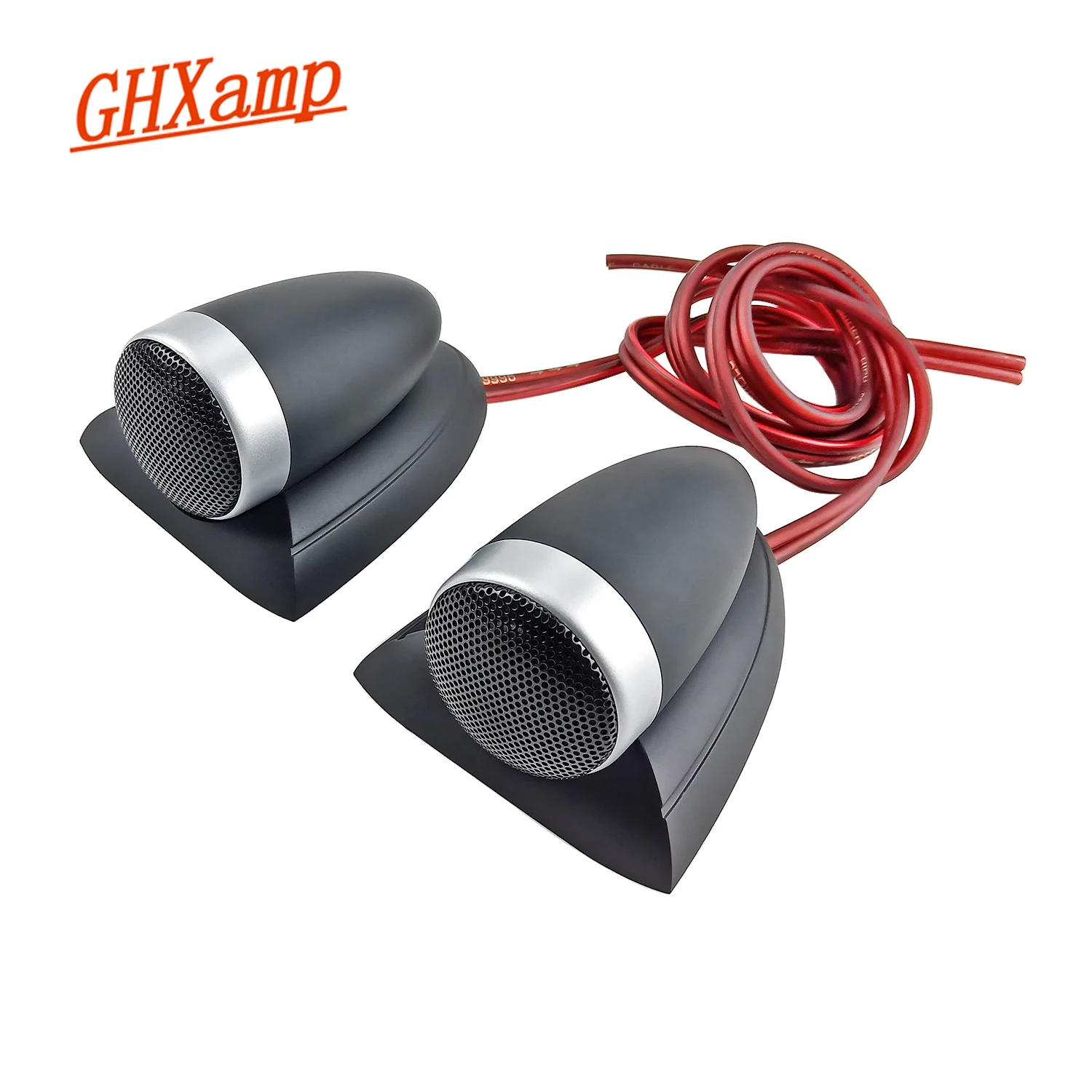 GHXAMP 25-rdzeniowy głośnik superwędziowy Zewnętrzny głośnik wysokotonowy 4OHM 20W do domowego dźwięku Kompensacja sterownika tonów wysokich z podstawą 1 para