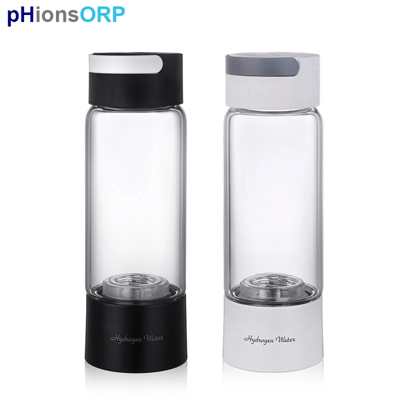 Q10 Rich Hydrogen Water Generator Glass Bottle SPE/PEM Portable H2cup Alkaline Ionizer Hydrogen Inhaler Kit Machine