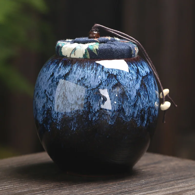 السيراميك رماد جرة حامل الحيوانات الأليفة التذكارية جنازة رماد جرة جرة لحرق الإنسان تذكار Pal النعش ختم التخزين #4