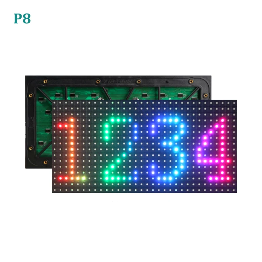 32x16 Matrix LED Sign RGB P8 Led Module Video Wall P2.5 P3 P4 P5 P6 P8 P10 Outdoor Screen Full Color Display