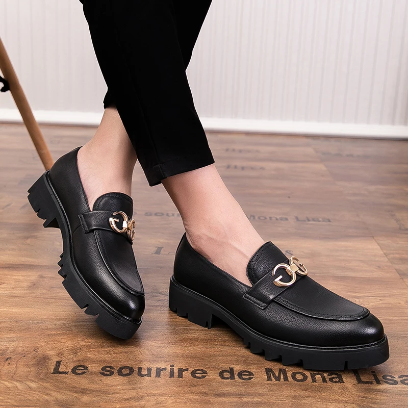 Sapatos Mascul37- Mocassins en cuir pour hommes, chaussures de conduite décontractées, marque de luxe, mode, 2020