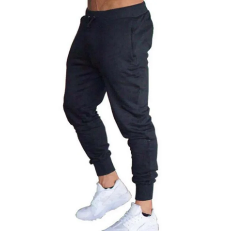 New Jogging Pants Men Sport Sweatpants Running Pants GYM Pants Men Joggers Cotton Trackpants Slim Fit Pants Bodybuilding Trouser