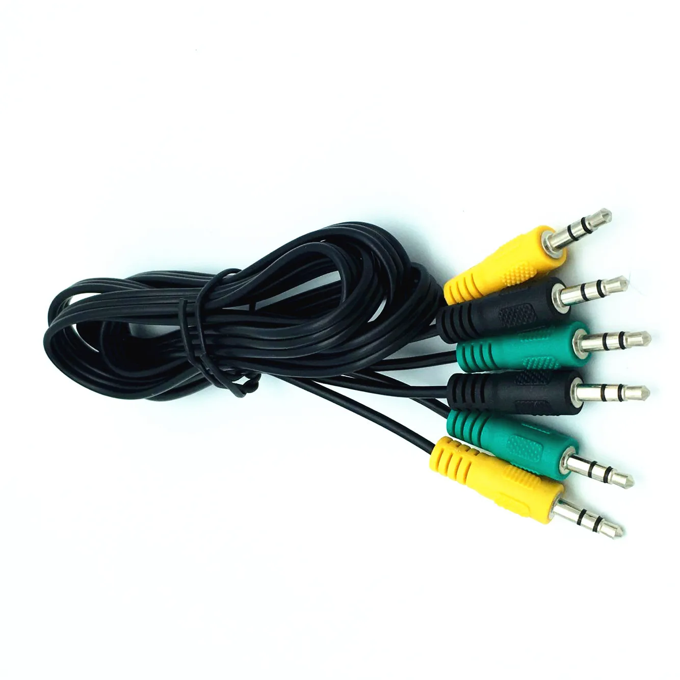 كابل صوت ستيريو TRS ذكر بمقبس 3 × 3.5 مم (1/8 بوصة) ، 1/8 متر ، قابس ذكر TRS إلى 3 × 3.5 مم (1.5 بوصة)