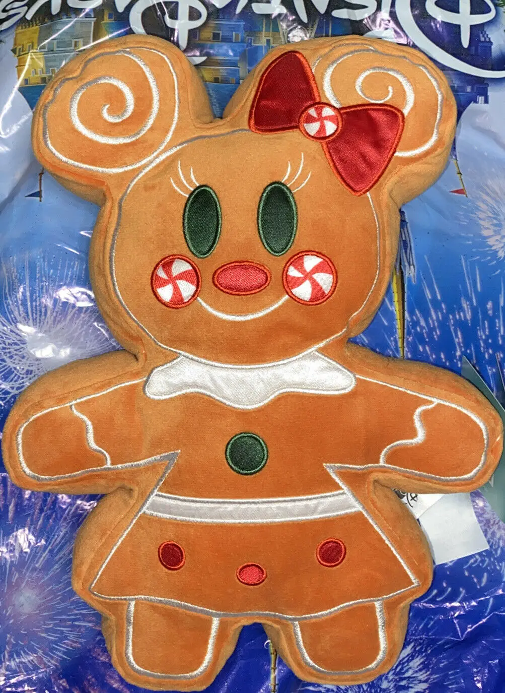 

Christmas 2020 Minnie Gingerbread Cookie Scented Plush Pillow New