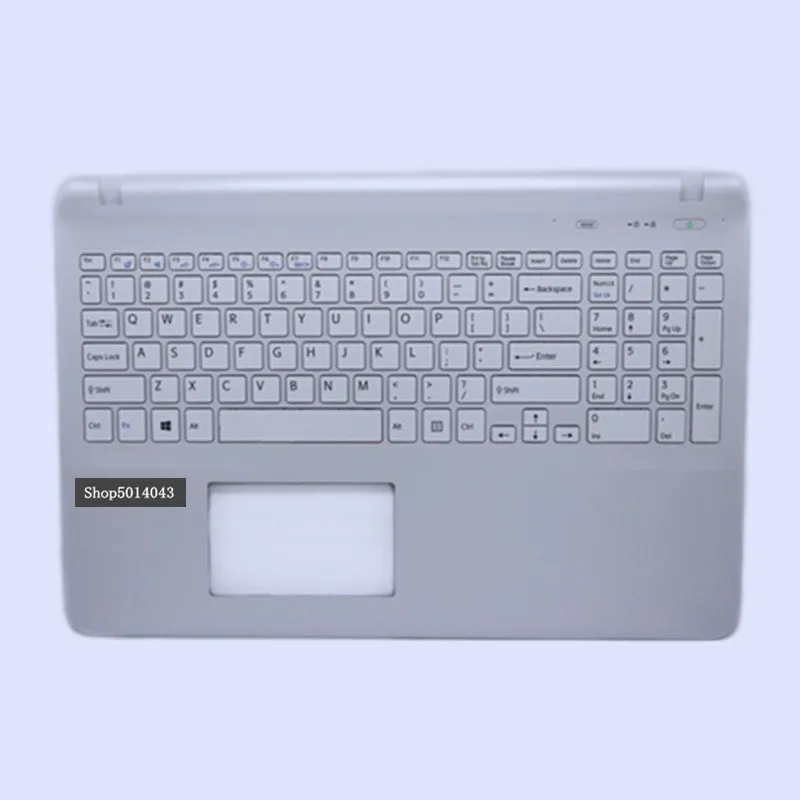 NEW Original laptop replace Palmrest upper cover with US Keyboard for Sony Vaio SVF15 SVF152 FIT15 SVF151 SVF153 W/No touchpad