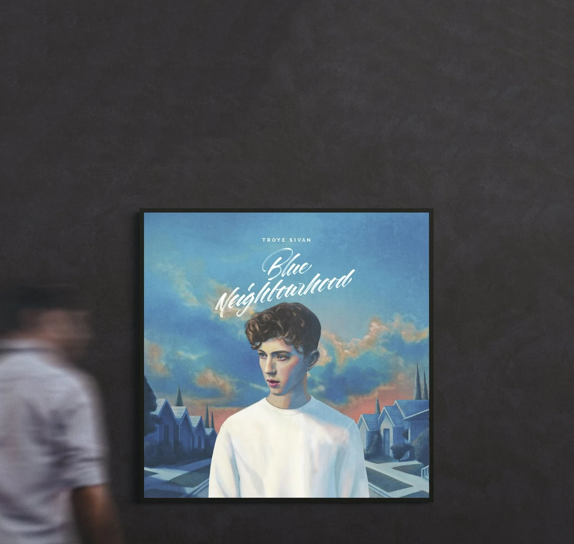 Troye Sivan Blue Neighbourhood Music Album Cover Poster Home Wall Painting Decoration (No Frame)