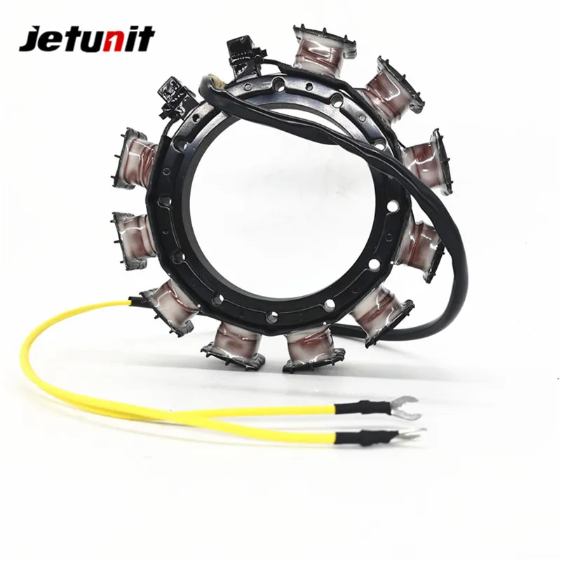 Stator Tempel JETUNIT untuk Mercury 65-150HP 10AMP 4 & 6Cyl 1969-1979 398-3587, 398-3618, 398-3633, 398-4792, 398-4793, 398-5232