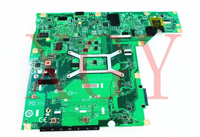 Original FOR MSI CX61 CX60 CR60 Laptop Motherboard  MS-16GD1 MS-16GD N14P-GVP-S-A1 100% Test OK