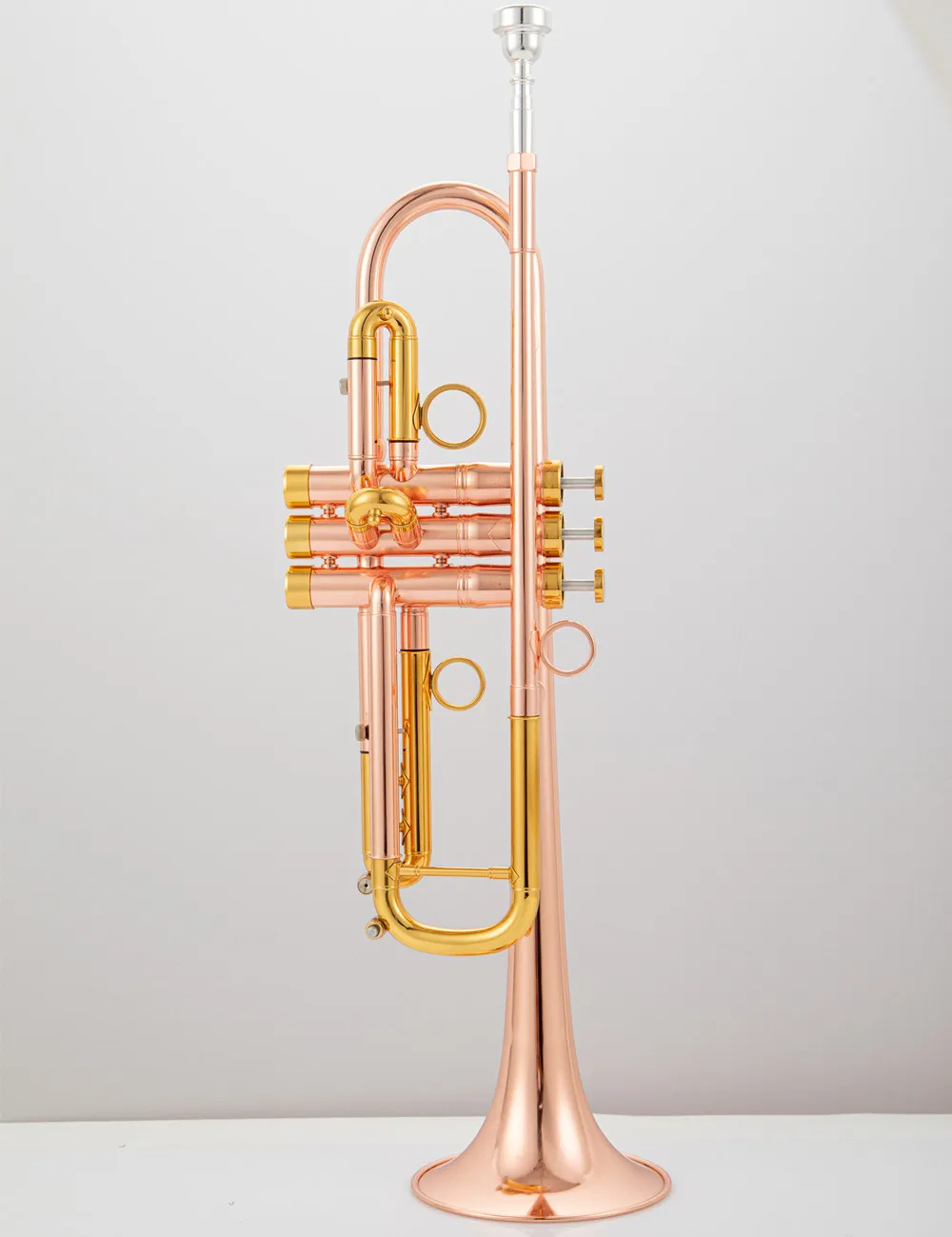 New  Rose gold Trumpet Retro copper B Flat Trumpete with Mouthpiece and Case Accessories Good Quality