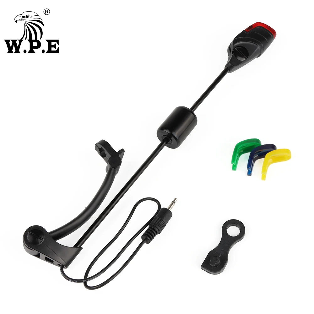 

W.P.E 1pcs Carp Fishing Bait Alarm Swinger Multicolor Illuminated Swinger Electronic LED Bite Indicator Carp Fishing Tackle