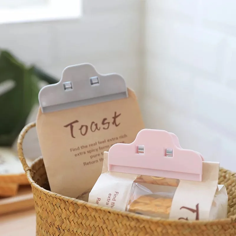 Household Food Sealing Clip Plastic Bag Sealing Clip Milk Powder Tea Plastic Bag Milk Packaging Box Snack Bags Sealing Clips