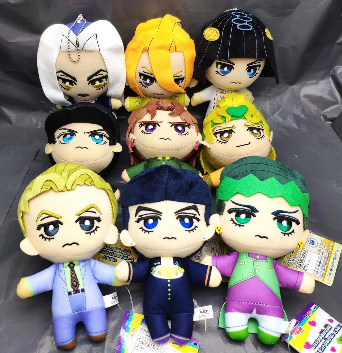 set of 6 Jojos Bizarre Adventure Noriaki Kakyoin Stardust Crusaders Dio Brando Stuffed plush toy doll