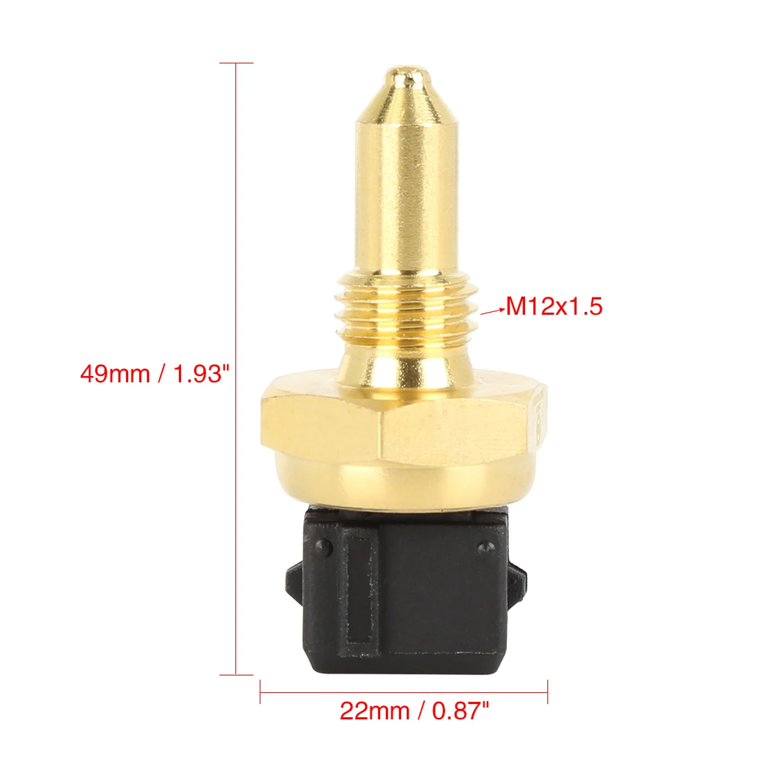 X Autohaux Multi vehicle type Car Coolant Temperature Sensor 13621433076 for BMW 128i 135i 320i 323Ci 740i X3 X4 X5 Z3 Z4 M5 M6