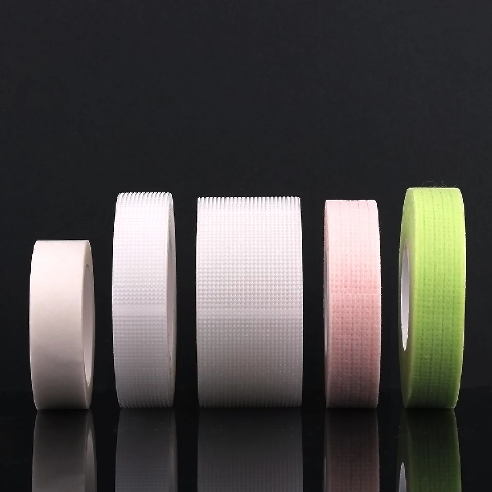 NEWCOME Eyelash Extension Tape Transparent Storage Cutter Colors Tapes Cutter Split Grafting Eyelashes Medical Tape Makeup Tools