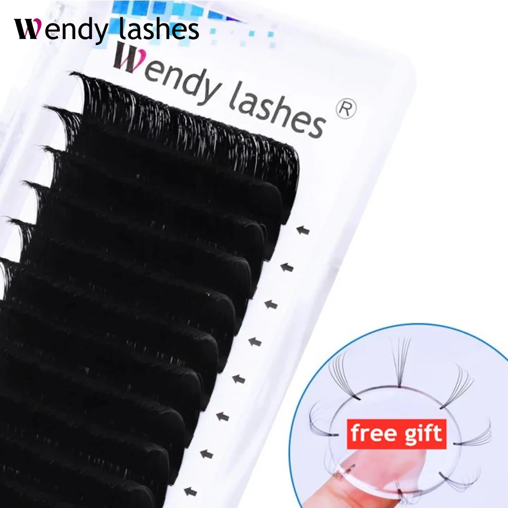 Russian Volume Fans 25MM Easy Fanning Lashes Soft Premade Faux Mink Premade Super Long Eyelash Extensions Makeup Cilios