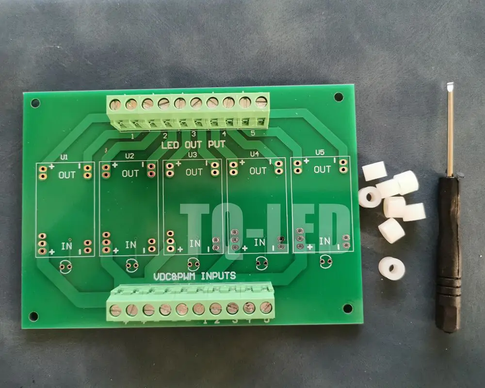 5UP Mean Well Ldd-H Series Dimmable Driver PCB Board for 5 Channels High Power Led