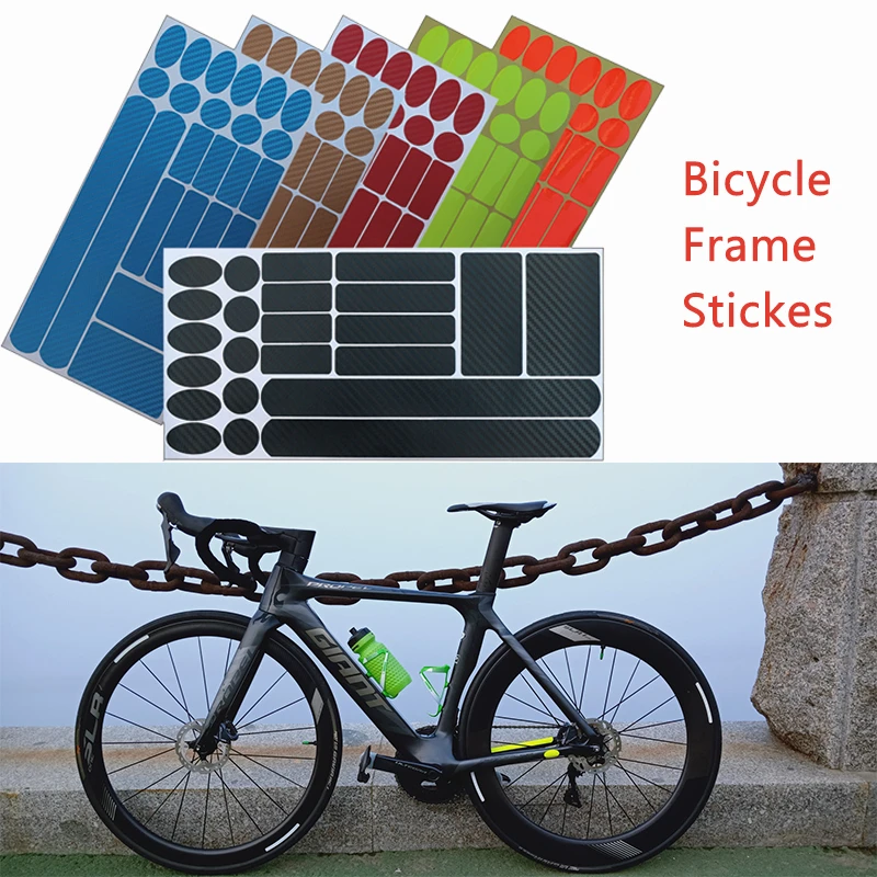 1Pc Bicycle Frame Stickers Bike Chain Protetor Tape MTB Protective Cycling Scratch-Resistant Paster Guard Cover