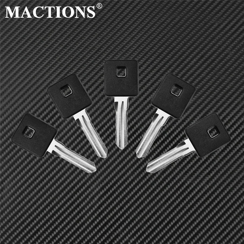 

5pcs Motorcycle Uncut Blade Blank Ignition Key Black For Harley Sportster XL883 XL1200 2000-2013