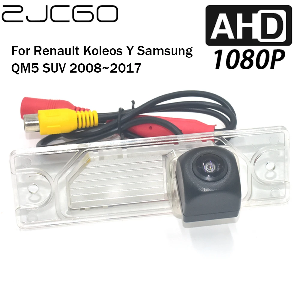 

ZJCGO Car Rear View Reverse Backup Parking AHD 1080P Camera for Renault Koleos Y Samsung QM5 SUV 2008~2017