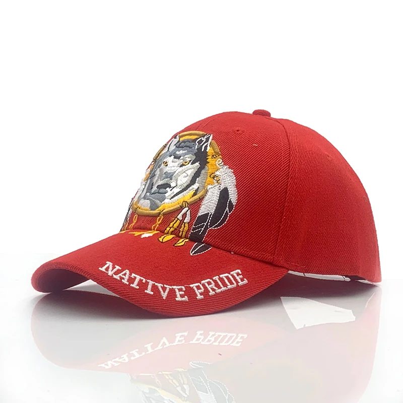 Hot Fish Bone Men\'s Baseball Cap Women\'s Snapback Wolf Head Embroidery Dad Hat Trucker gorra Summer Fisher Brand Men Cap