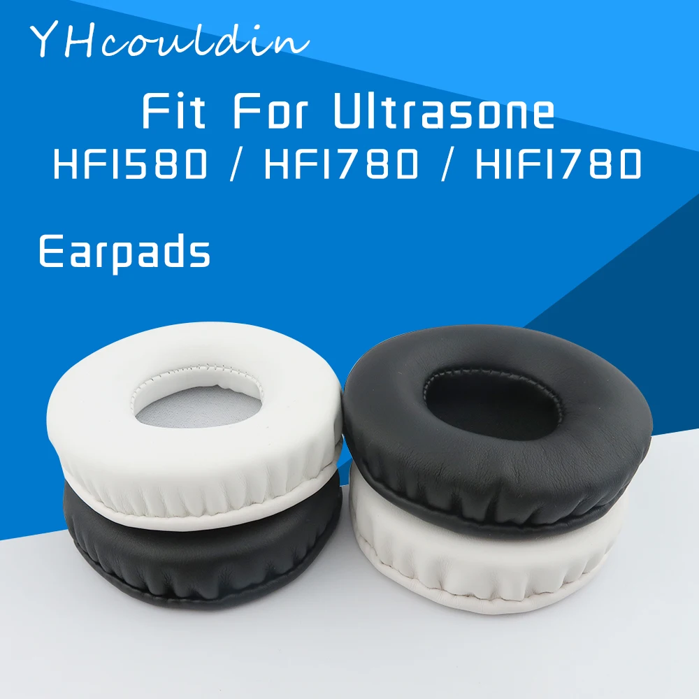 YHcouldin Earpads For Ultrasone HFI580 HFI780 HIFI780 Headphone Accessaries Replacement Leather