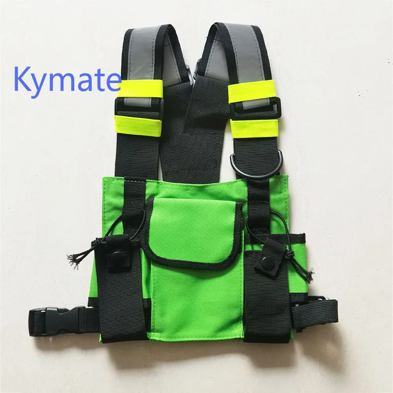 

Radio Harness chest Front Pack Pouch Holster colours Carry bag for Baofeng UV-9R PX777 KG669 TYT Walkie Talkie Men Chest Bag