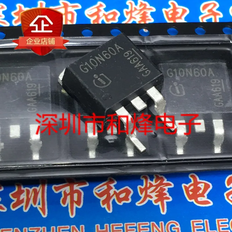 10PCS   SGB10N60A G10N60A   TO-263 10A 600V