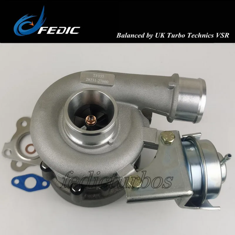 Turbine TF035 49135-07302 49135-07100 28231-27800 Turbocharger full turbo for Hyundai Santa Fe 2.2 CRDi 150HP 110Kw D4EB 2005-