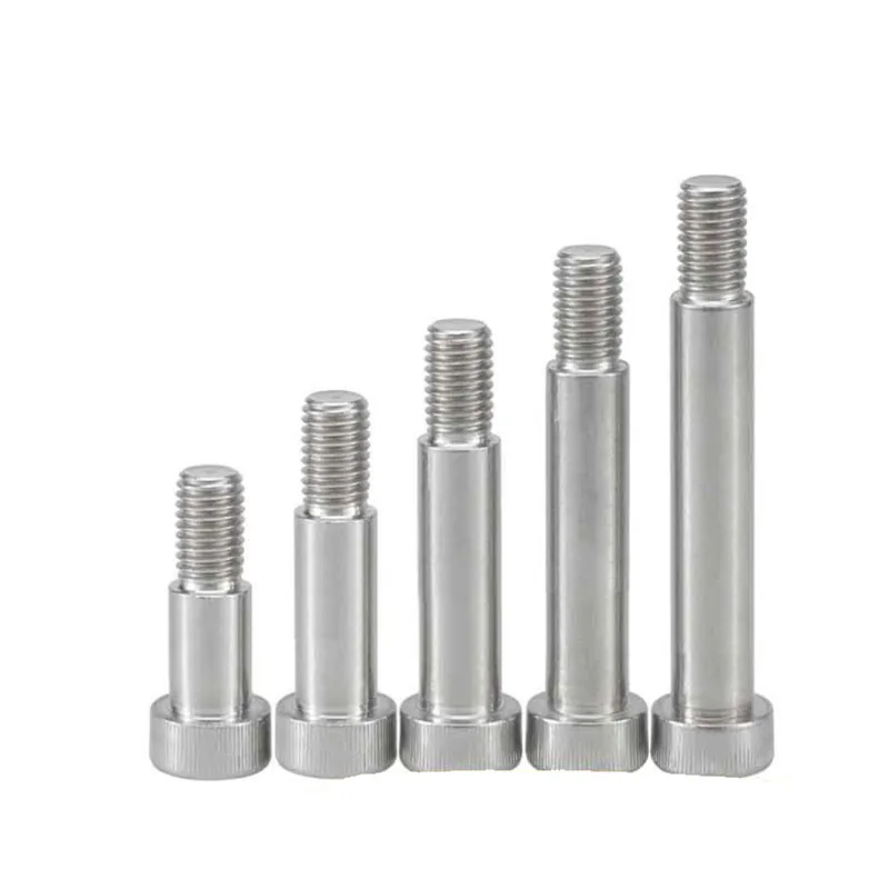 304 soquete hexagonal de aço inoxidável, parafusos de ombro, parafusos de rolamento convexos, parafusos m5 m6 m10
