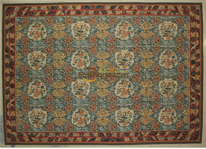 french aubusson carpets handwoven wool French Chic Rococo cloth art