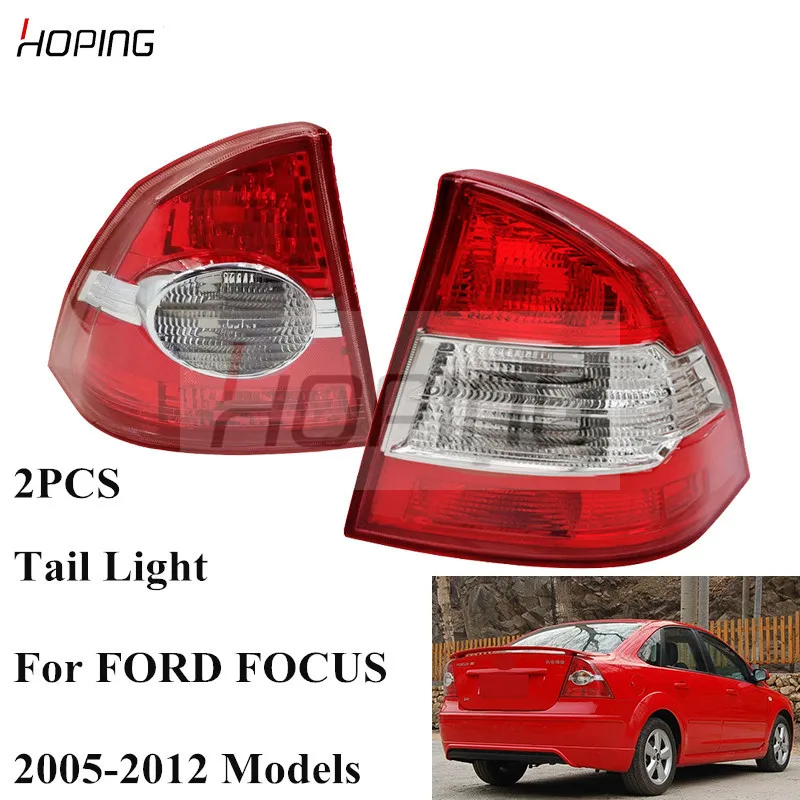 

Hoping 2PCS Rear Tail Light Tail Lamp For Ford Focus Sadan / Saloon 2005 2006 2007 2008 2009 2010 2011 2012 Taillight Taillamp