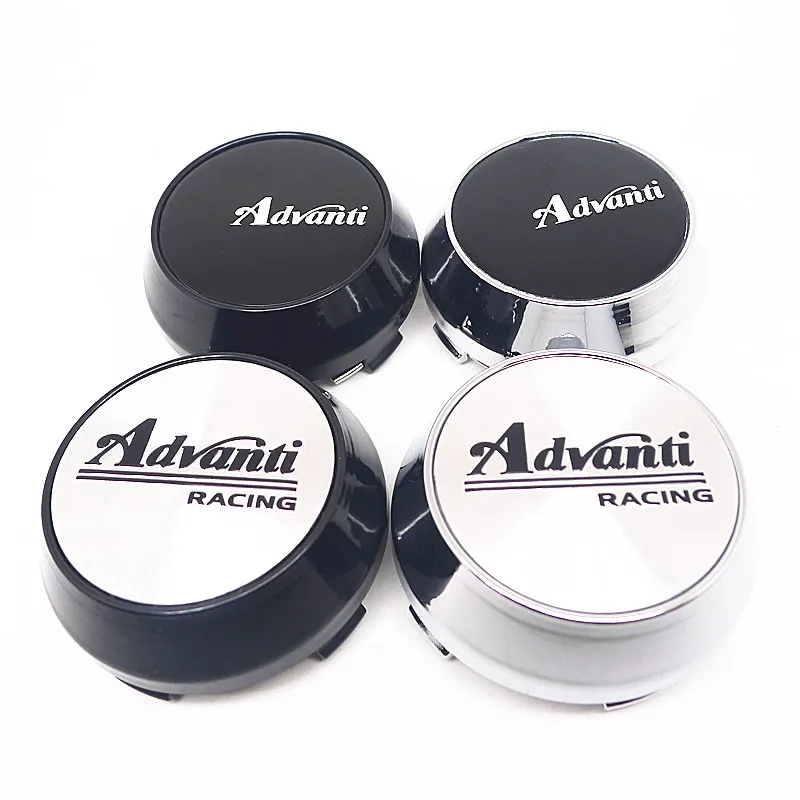 4pcs For 60mm 56mm Advanti Racing Car Wheel Hub Rim Center Cap Cover 45mm Badge Emblem Sticker