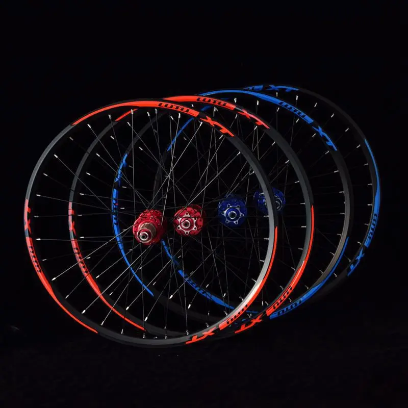 New Mountain Bike Wheels 26'' 27.5/29 MTB Bicycle hubs 32Holes RFR4 Disc Brake QR 7/10 Speed front 2 rear 4 bearings Wheelset