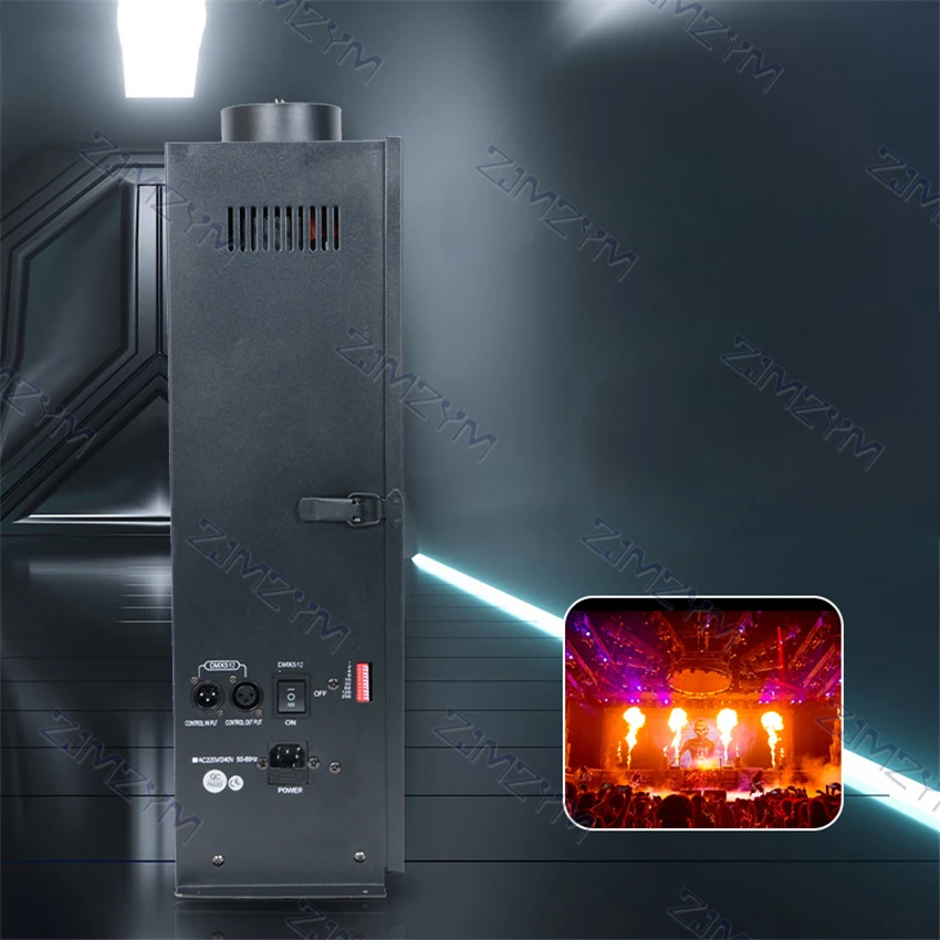 MK-E01 4 Góc Ngọn Lửa Máy Ứng Sân Khấu Phun Lửa Máy Cưới Hiệu Suất Thanh Sân Khấu Hiệu Ứng Đặc Biệt Thiết Bị 200W