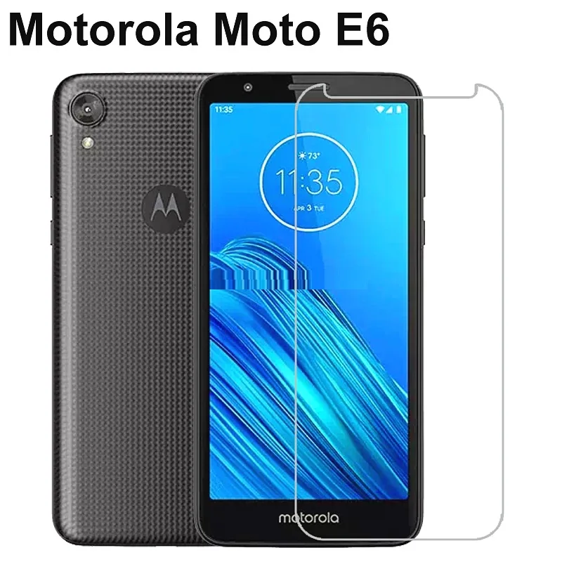 HD Tempered Glass For Motorola Moto E6 Screen Protector Protective Glass Film On Moto E6 Ultra Thin Explosion-proof Film