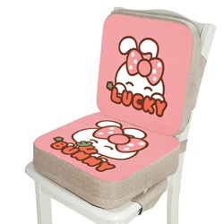 Baby Dining Cushion Children Increased Chair Pad Adjustable Washable Portable Removable Highchair Chair Booster Cushion Seat