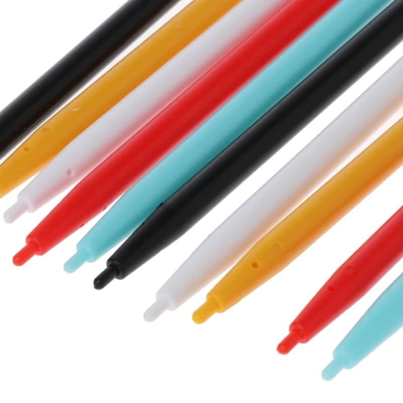 10Pcs Stylish Color Touch Stylus Pen for Wii U WIIU GamePad Console