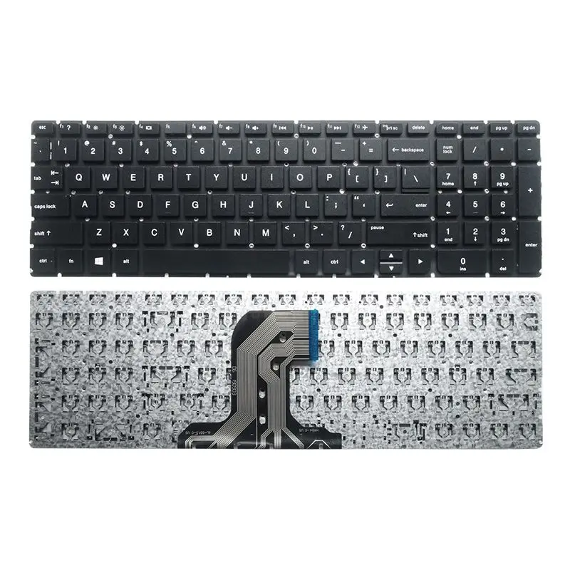 HP 파빌리온용 노트북 키보드, US, UK, RU, SP, FR, 250, G4, 250, G5, 256, G4, 256, G5, 255, G4, 255, G5, 15-AY, 15-AF, 15Q-AJ, 15-BA