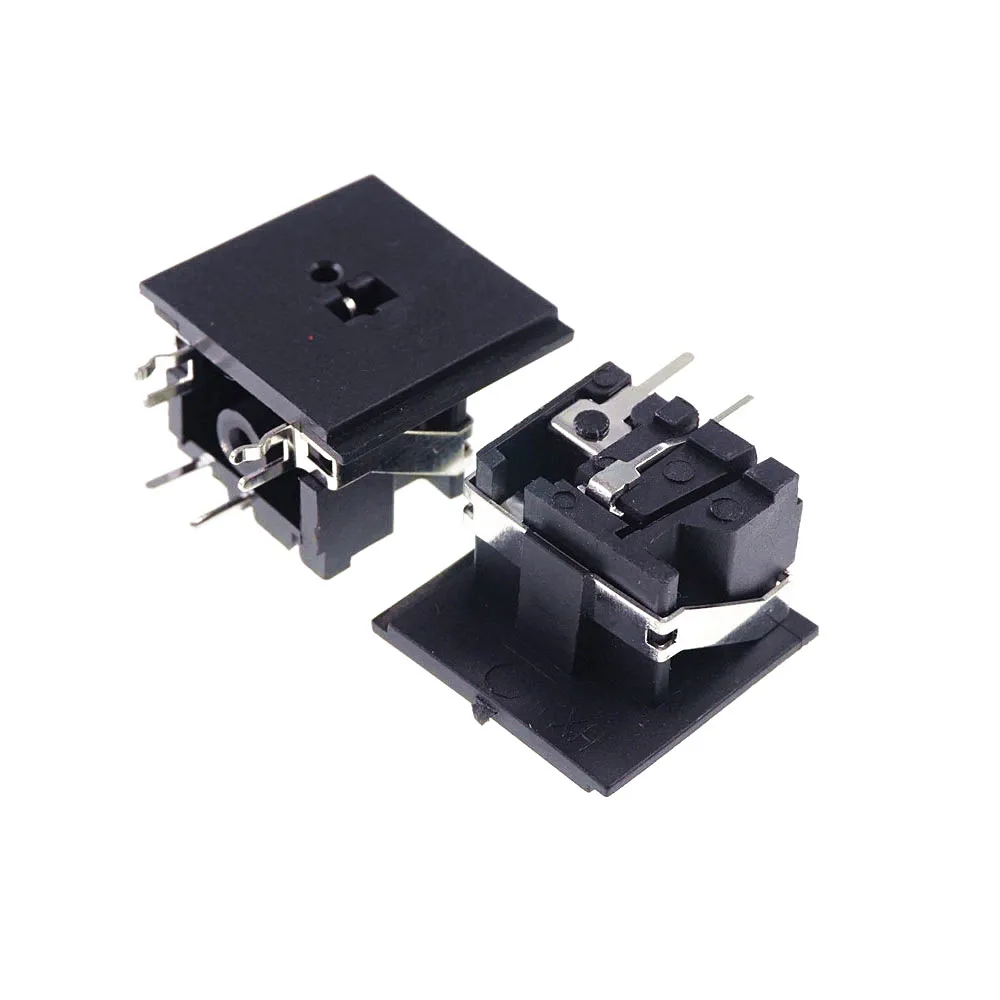 

50 PCS Din Socket 2 Position Female 2 Pin PCB Mount Right Angle Through holes SDS-J DS Power Socket Rating 2A 110V