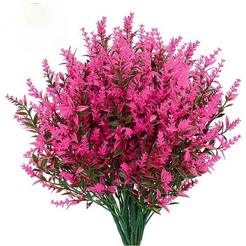 Künstliche Blume Kunststoff Lavendel Gefälschte Pflanzen Hochzeit Home Garten Dekoration Braut Bouquet Fotografie Requisiten Haushalts Produkte