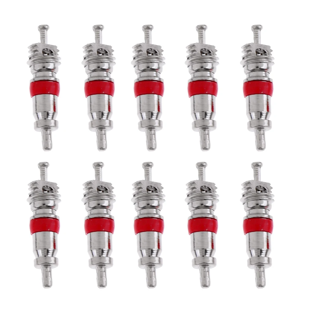 10 Pieces Bike Schrader Valve Core Replacement Tire Tyre Valve Stem Core Parts