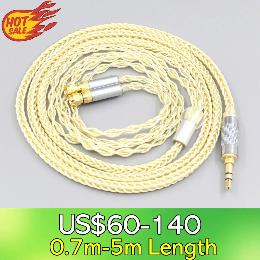 

LN007631 8 Core Gold Plated + Palladium Silver OCC Alloy Cable For HiFiMan HE400 HE5 HE6 HE300 HE4 HE500 HE6 Earphone Headphone